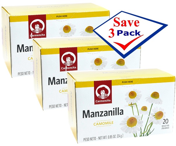 Carmencita Chamomile Tea 20 Bags Pack of 3